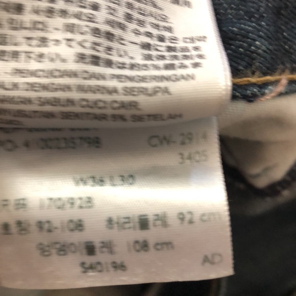 Levi 505 Jeans Black - Picture 4 of 6